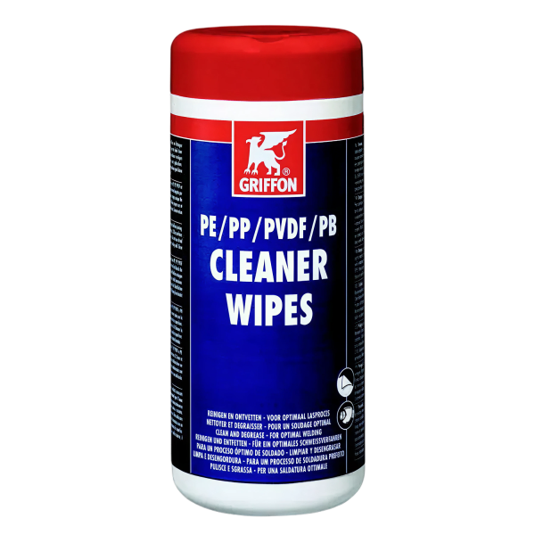 Griffon reinigingsdoekjes t.b.v. pe, pp, pb en pvdf lasverb. 100 st.