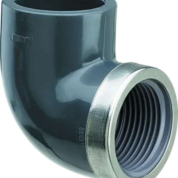 HD Knie 50mm x 1.1/2" 90° Bi.dr. met verstevigingsring