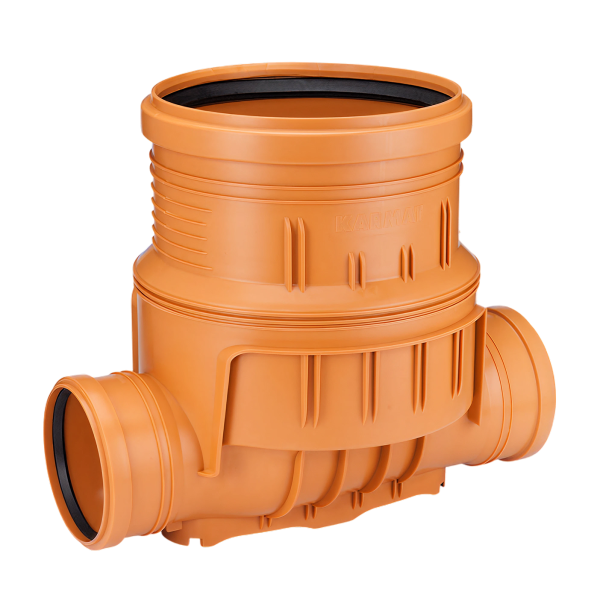 Karmat controleput 315mm, met 2 aansluitingen 160mm