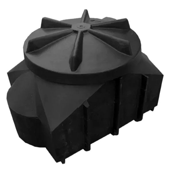 MW Kabeltrekput, Bovendeel met deksel, 820 x 640 x 540