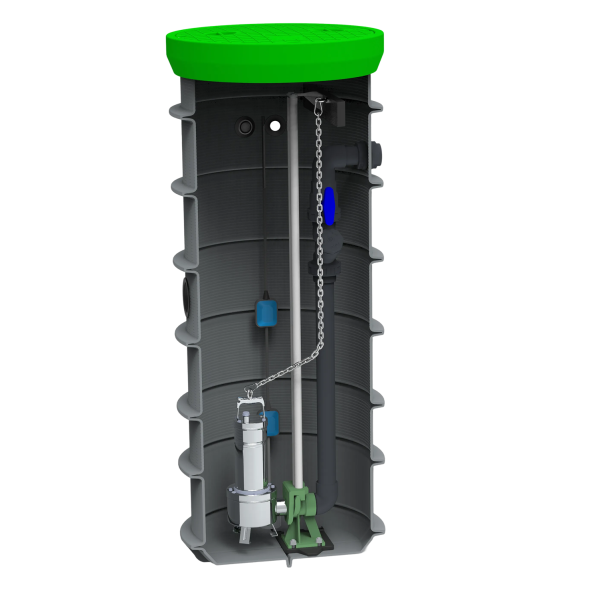 MW pompput, DAB Feka VS 1000, Ø800 x 2350