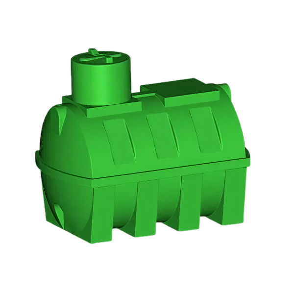 MW Regenwatertank 500L, horizontaal, Ø400 1130 x 860 x 890