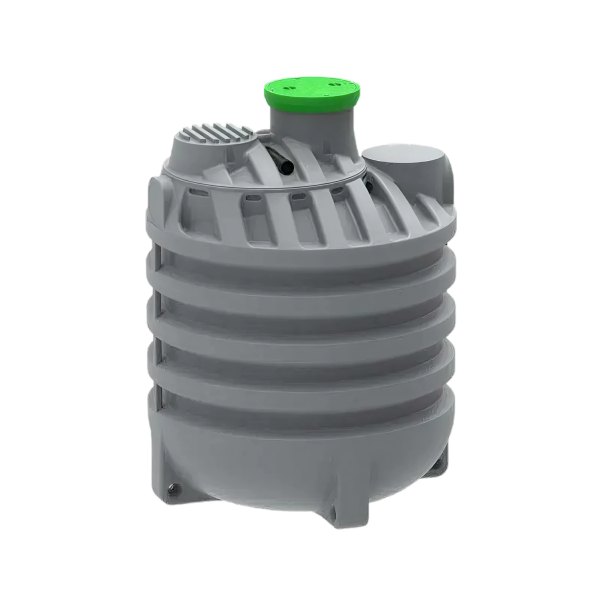 MW Regenwatertank onder+bovengronds, 6000 liter, Ø2300 x 2400