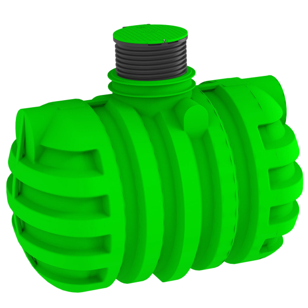 MW Regenwatertank ondergronds, 3000 liter, 2400x1400x1600-2100