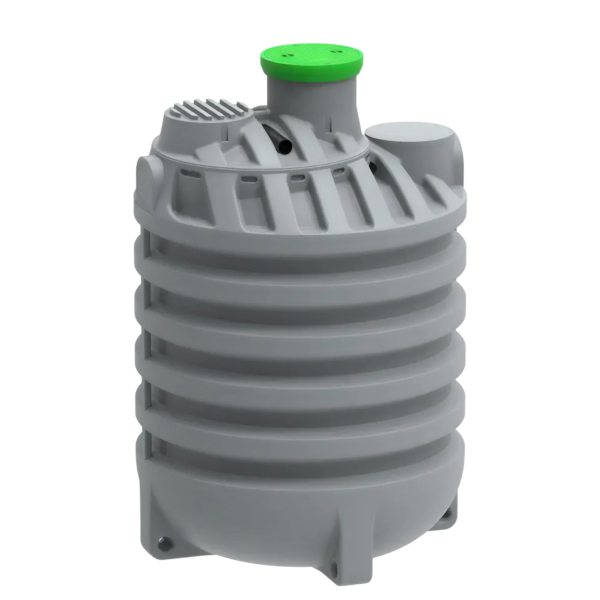 MW Regenwatertank verticaal, 10.000 L, Ø2300 x 3500 mm