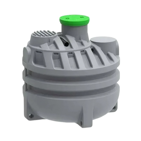 MW Regenwatertank verticaal, 1200L, Ø1300 x 1550