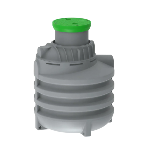 MW Regenwatertank verticaal, 2000 L, Ø1500 x 2000 mm