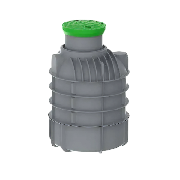 MW Regenwatertank verticaal, 2000L, Ø1300 x 2300