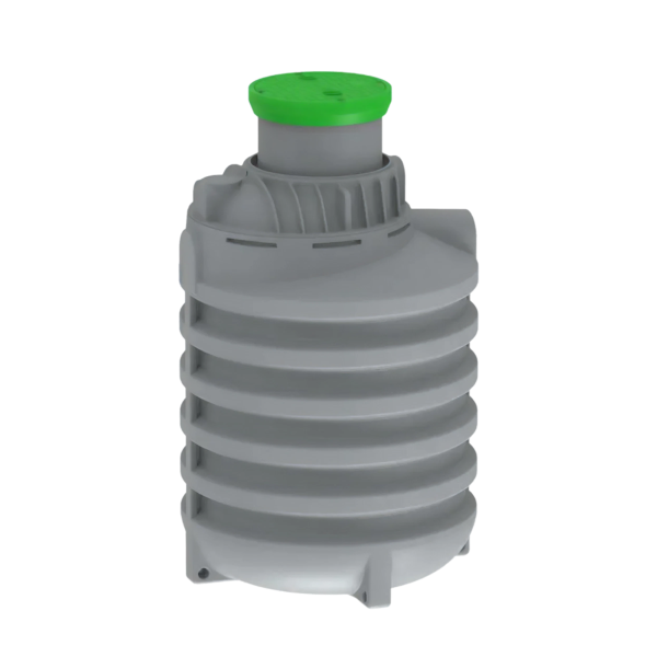 MW Regenwatertank verticaal, 2700 L, Ø1500 x 2500 mm