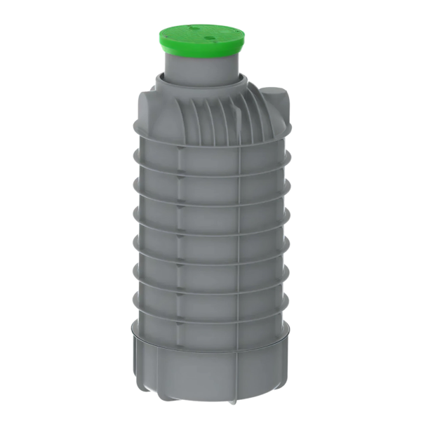 MW Regenwatertank verticaal, 2800 L, Ø1300 x 3050 mm