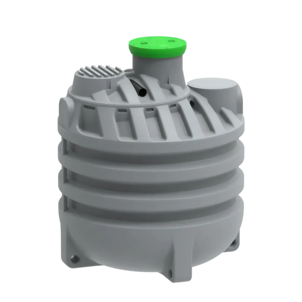 MW Regenwatertank verticaal, 7500 L, Ø2300 x 2750 mm