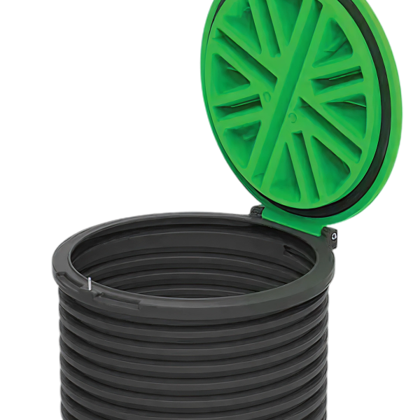 MW Schacht + groen deksel t.b.v. tank, type TH6