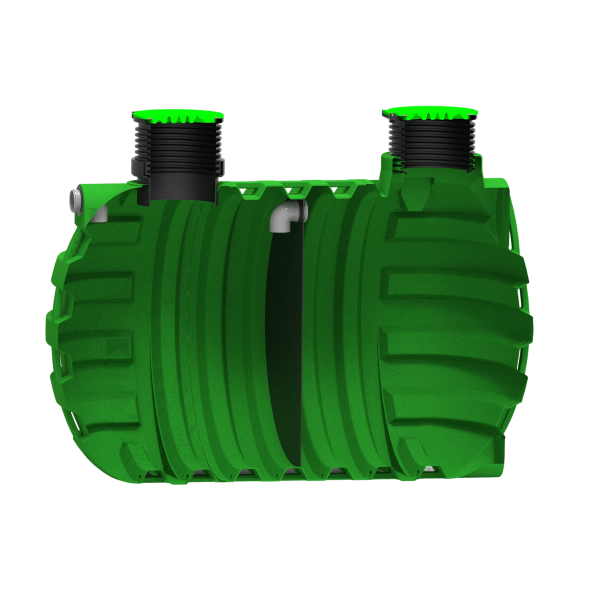 MW Septictank polyetheen, 2-kamersysteem 10000 liter
