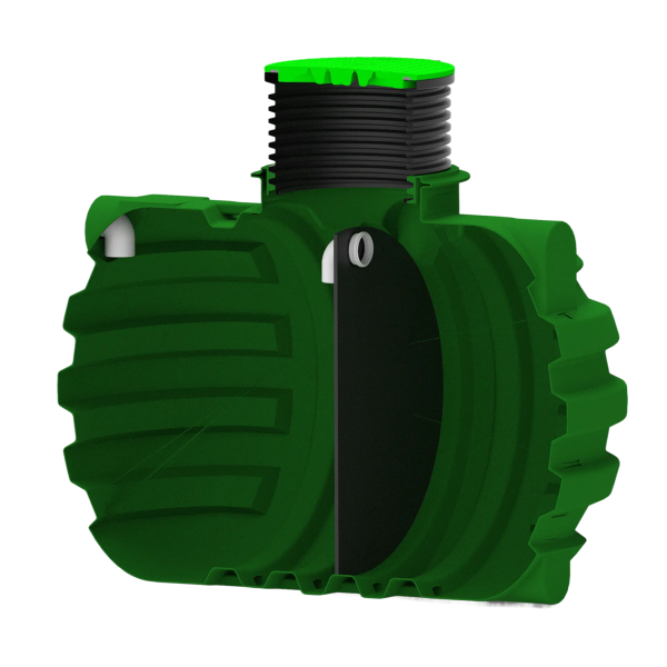 MW Septictank polyetheen, 2-kamersysteem 2600 liter