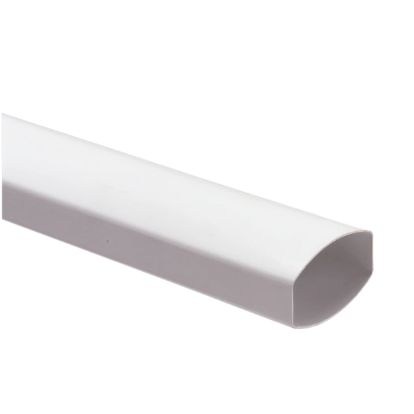 NICOLL Techtan Ovation PVC-Ti HWA buis 90x56mm L=4m wit