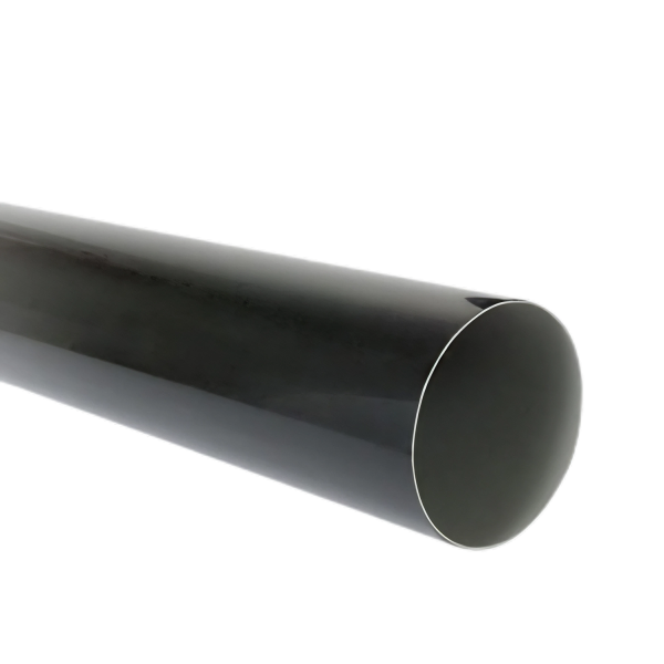 NICOLL Techtan PVC-Ti HWA buis 80mm L= 3m gemofd zwart