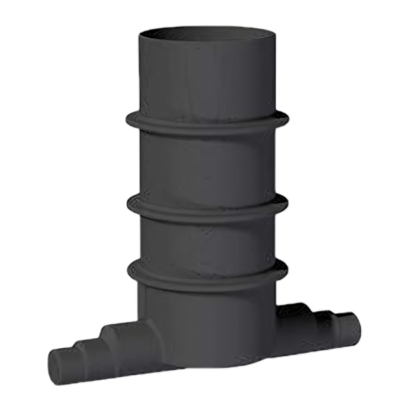 PE put Ø600 met stromingsprofiel, H=2500mm,Ø 160/200 aansl.