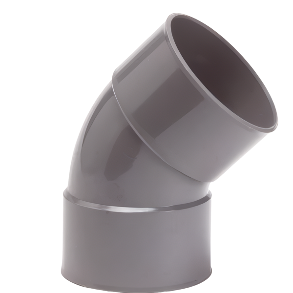 Pipelife lijm bocht 45gr 110mm m/m komo