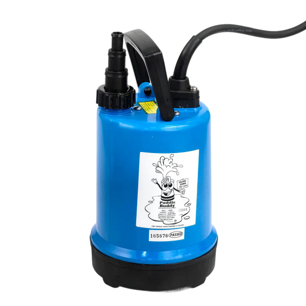 Puddle buddy dompelpomp, vlakzuig, zonder vlotter, 230V