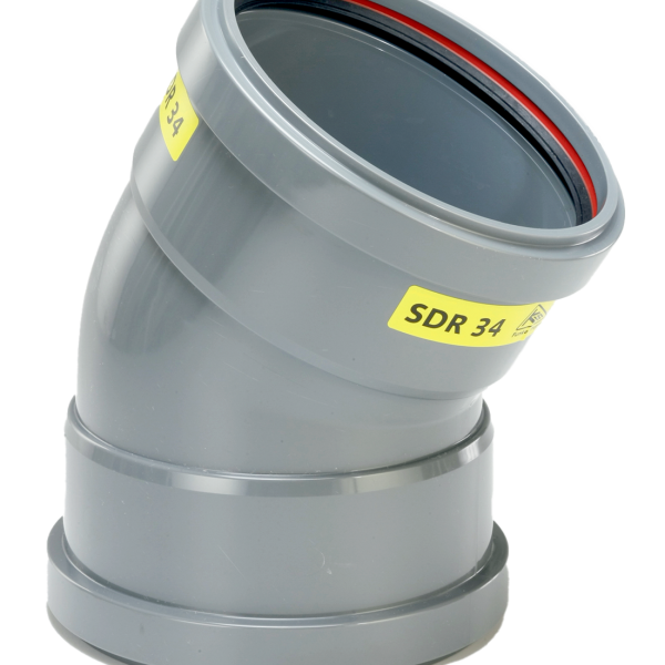 PVC Bocht 30° 110 SN8 M/M