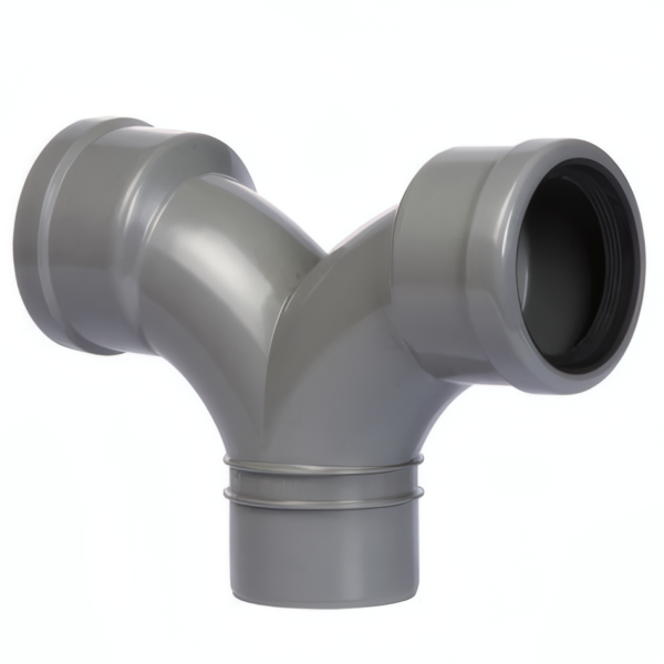 PVC M-Flex Str.T-St 90° GR 125 SN8 2M/S