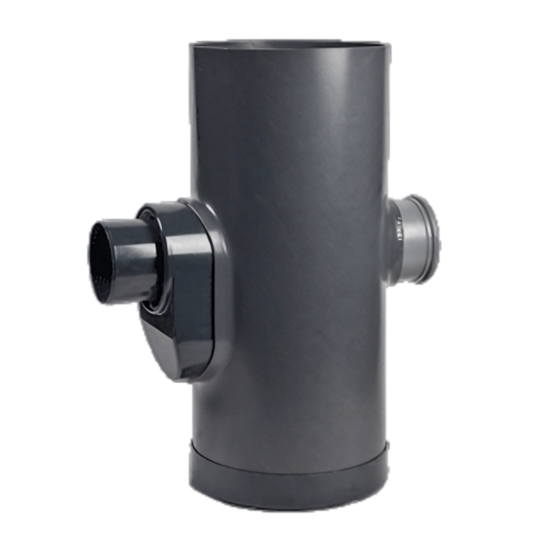 PVC ontlastput 315mm, H=700mm, 12 l/s, 1x 125mm