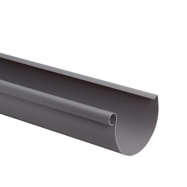 S-lon mastgoot 150mm grijs L= 4M