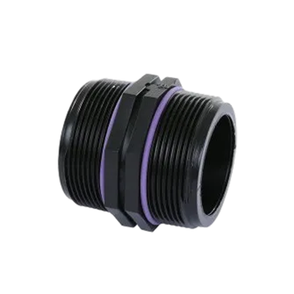 Self-Seal PP dubbele nippel 1 1/2"