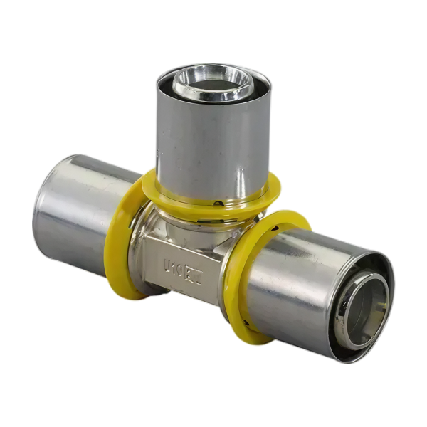 Uponor MLC gas Press MLC T-stuk 20x20x20mm