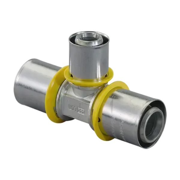 Uponor MLC gas Press MLC T-stuk verlopend 32x25x25mm