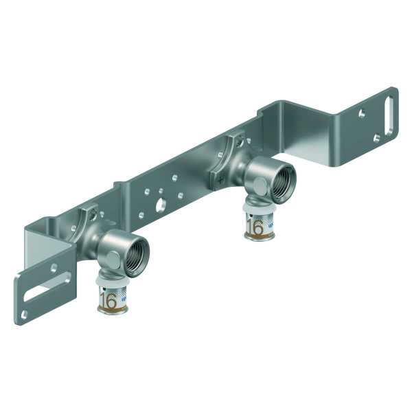 Uponor S-Press Plus Aqua pers montage-unit 16x1/2" bi.dr. x 150mm