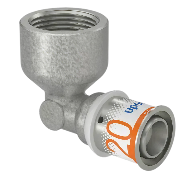Uponor S-Press Plus pers knie 90° bi.dr. 20mm x 3/4"