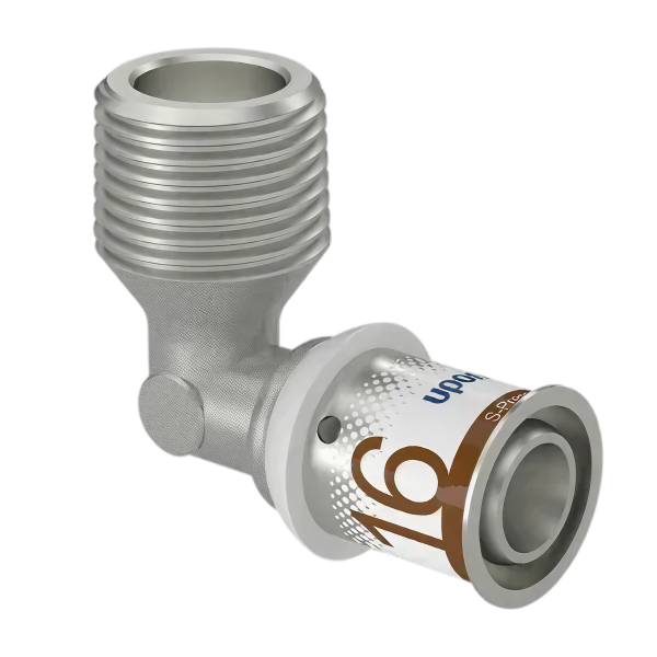 Uponor S-Press Plus pers  knie 90° bu.dr. 16mm x 1/2"