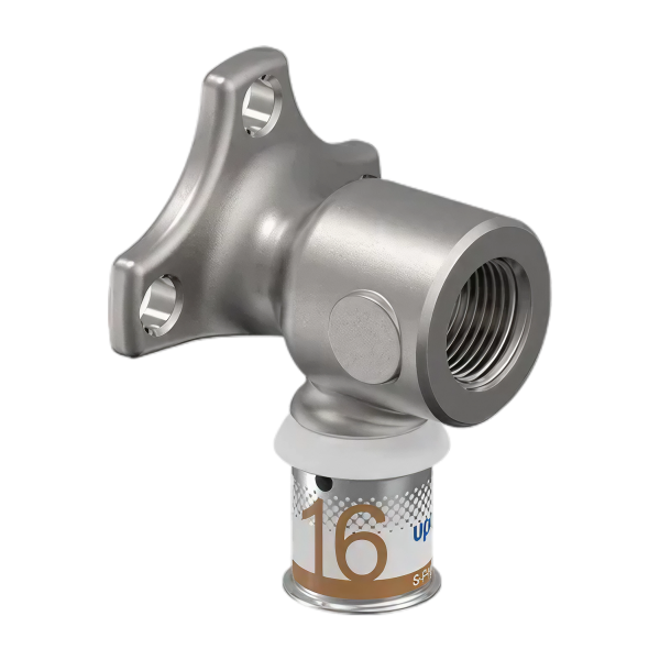 Uponor S-Press Plus pers muurplaat korte flens 16 x 3/8"