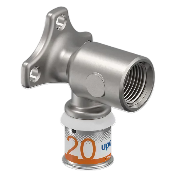 Uponor S-Press Plus pers muurplaat lange flens 20 x 1/2"