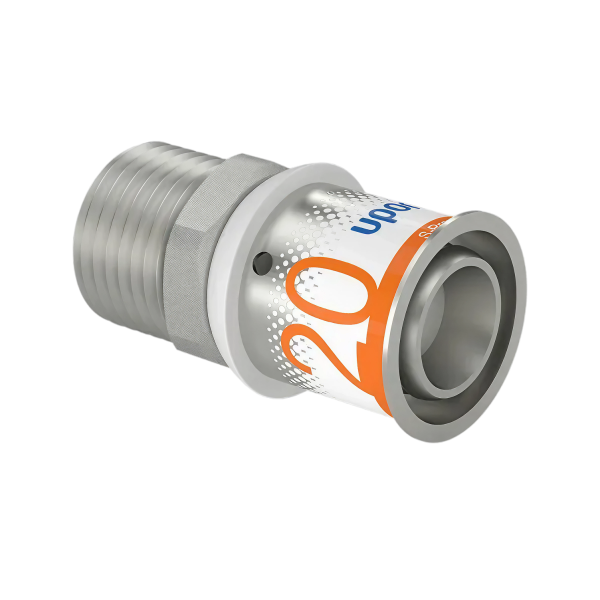 Uponor S-Press Plus pers puntstuk 20mm x 1/2"bu