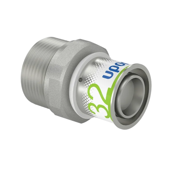 Uponor S-Press Plus pers puntstuk 32mm x 1 1/4"bu