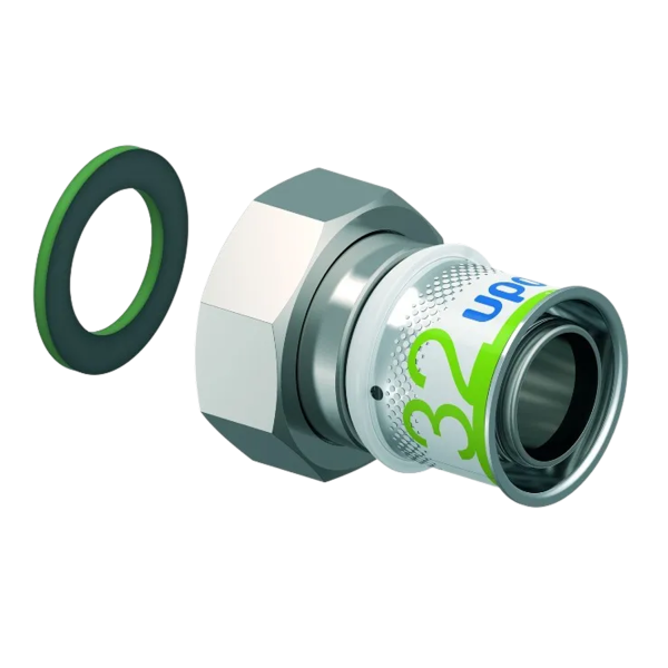 Uponor S-Press Plus schroefkopp. wartel bi.dr. 32 x 1 1/4"