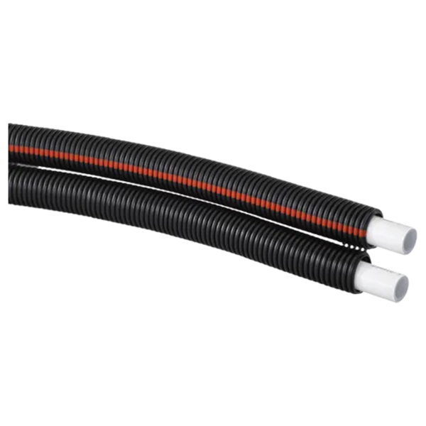 Uponor Uni Pipe PLUS in mantelbuis Twin 16x2,0 - 25/20 zwart 50m