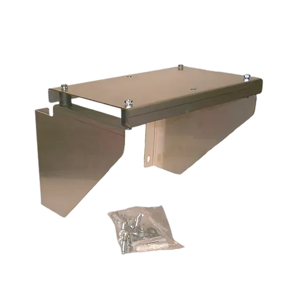 Wandbevestigingsplateau verzink, t.b.v. inox pompen