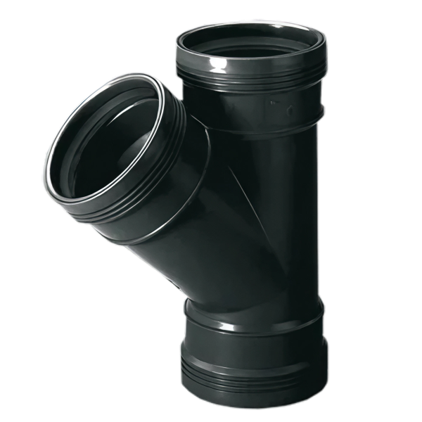 Wavin Wafix PP T-Stuk 45° ZW 110 SN8 2M/S