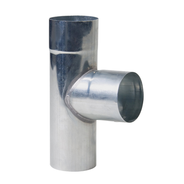 Zink hwa T-stuk 80mm, 87° mof x spie